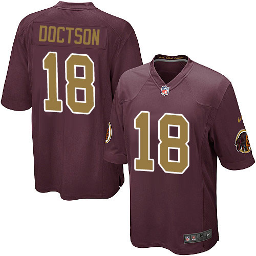 Youth Game Josh Doctson Nike Jersey Burgundy Red Alternate - #18 80th Anniversary NFL Washington Redskins